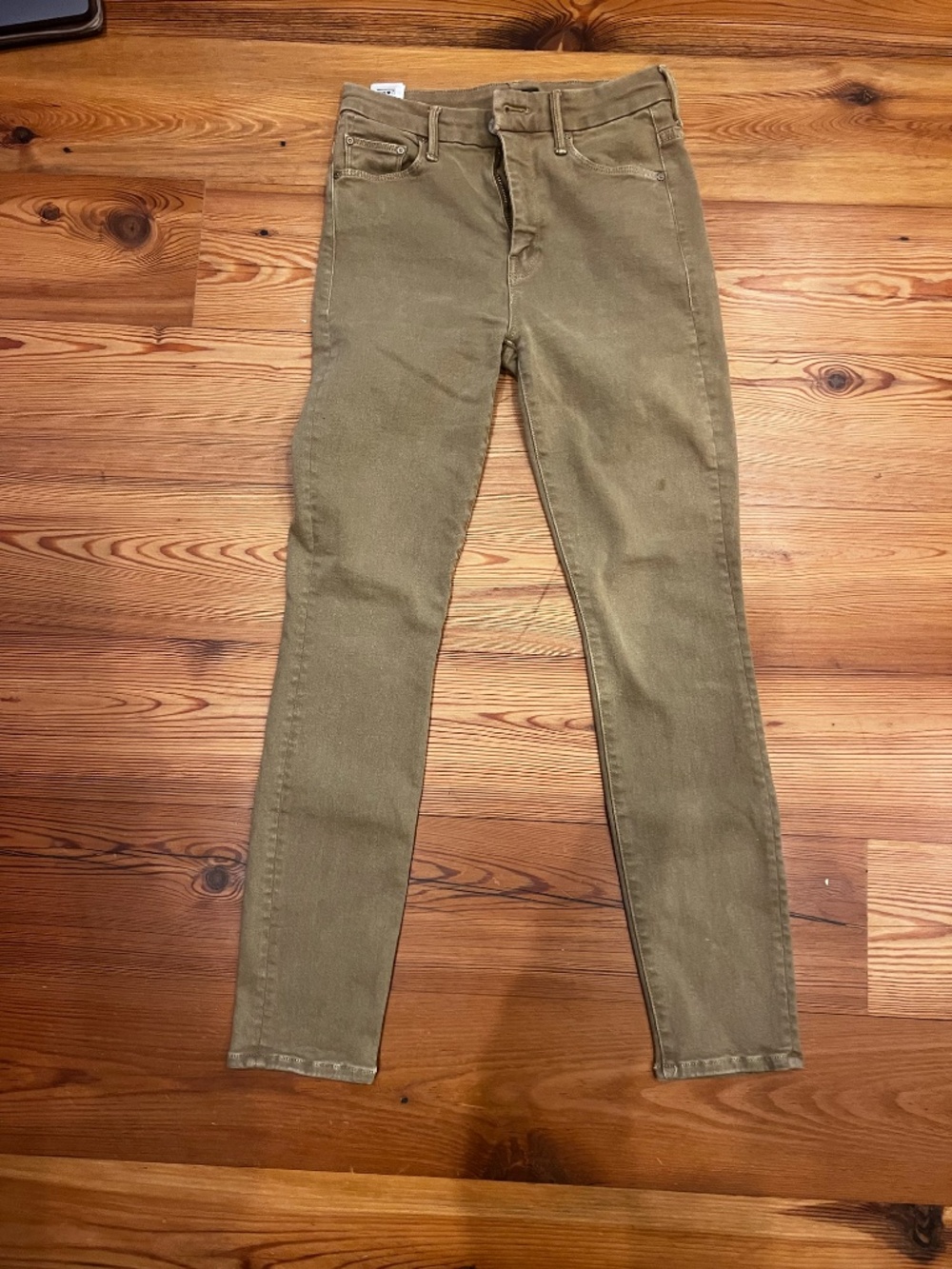 Mother Jeans in "Second Wash" Tan Size 25 Ankle Jean
